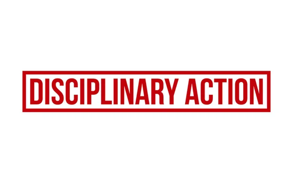 Disciplinary Action Rubber Stamp Seal Vector — Wektor stockowy