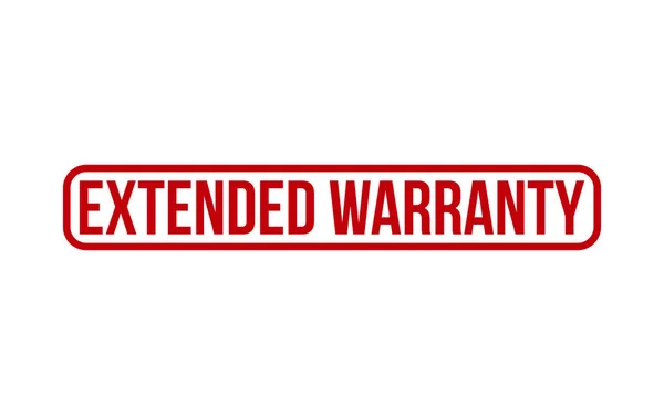 Extended Warranty Rubber Stamp Seal Vector — Wektor stockowy