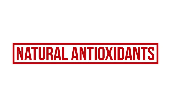 Doğal Antioksidan Plastik Mühür Vektörü — Stok Vektör
