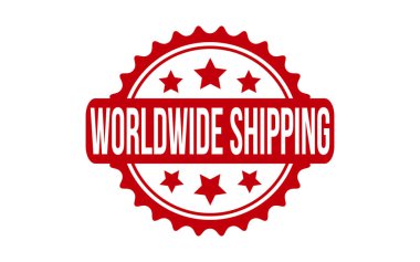 Worldwide Shipping rubber grunge stamp seal vector
