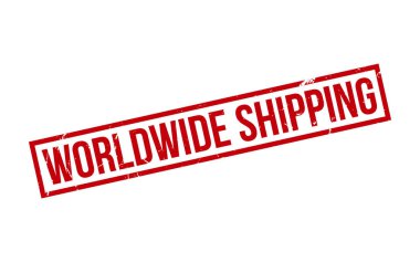 Worldwide Shipping Rubber Stamp Seal Vector