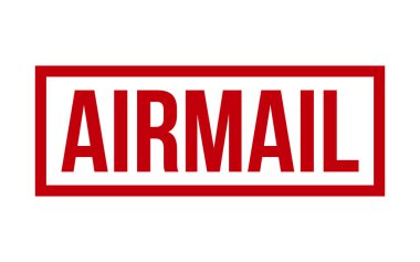 Hava postası kauçuk grunge mühür vektörü