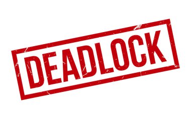 Kırmızı Deadlock Lastik Mühür Vektörü