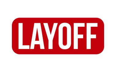 İşten Çıkarma Kauçuk Mühür Vektörü