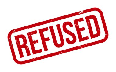 Reddedilmiş Lastik Damga Mühürleme Vektörü