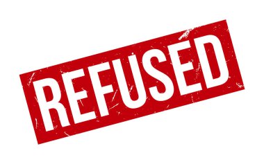 Reddedilmiş Lastik Damga Mühürleme Vektörü