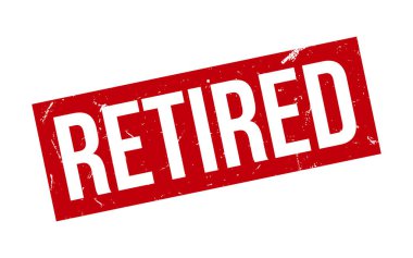 Emekli Kauçuk Mühür Vektörü