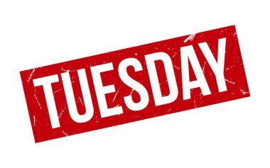 Salı Kauçuk Mühür Vektörü