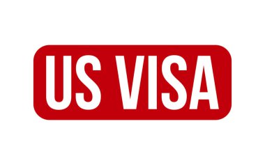 Visa Lastik Mühür Mührü Vektörü