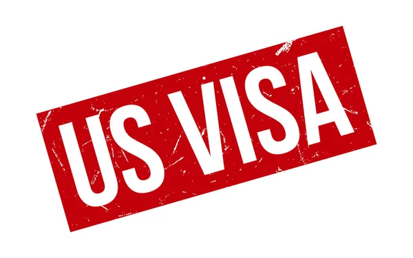 Vector Sello Sello Goma Visa — Vector de stock