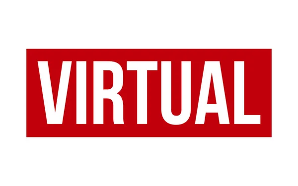 Vetor Selo Borracha Virtual —  Vetores de Stock