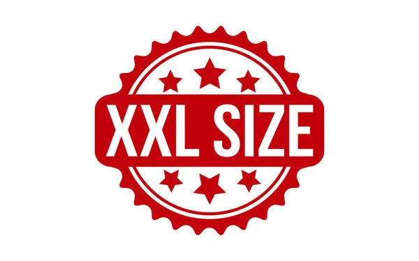 Červená Xxl Velikost Gumové Razítko Těsnění Vektor — Stockový vektor