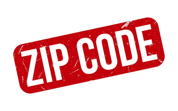 Zip Код Гумового Грата Штампа Вектор — стоковий вектор
