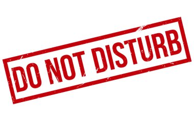 Kırmızı Plastik Mühür Vektörünü Rahatsız Etme