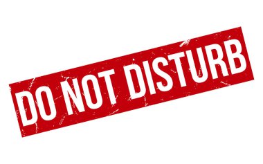 Kırmızı Plastik Mühür Vektörünü Rahatsız Etme