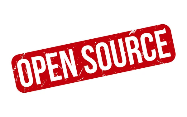 Open Source Borracha Grunge Selo Selo Vetor — Vetor de Stock