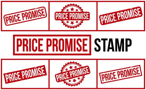 stock vector Price Promise rubber grunge stamp set vector