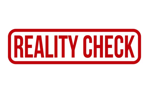 Vector Sello Sello Goma Reality Check — Vector de stock
