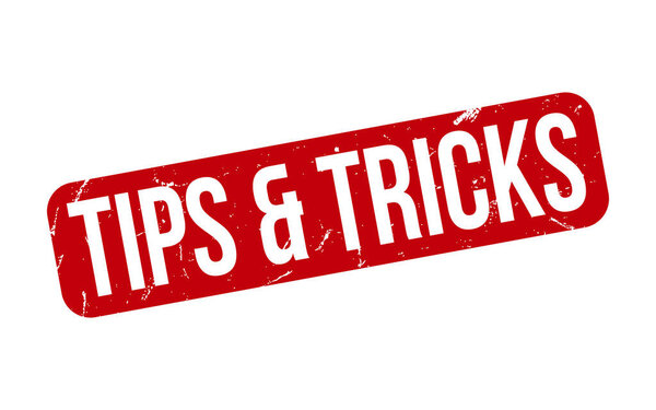 Tips & Tricks Rubber Stamp Seal Vector