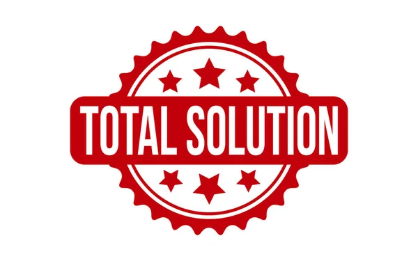 Solution Totale Caoutchouc Stamp Seal Vecteur — Image vectorielle