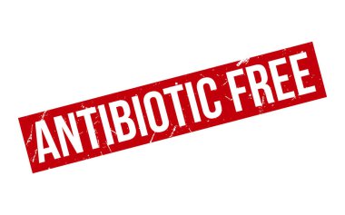 Antibiyotik Serbest Kauçuk Mühür Vektörü