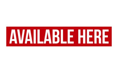 Burada Kullanılabilir Lastik Damga Mühür Vektörü