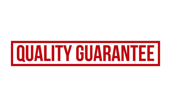 Red Quality Guarantee Rubber Stempel Seal Vector — Stockvektor