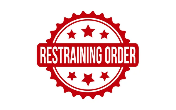 stock vector Restraining Order Rubber Stamp Seal Vector