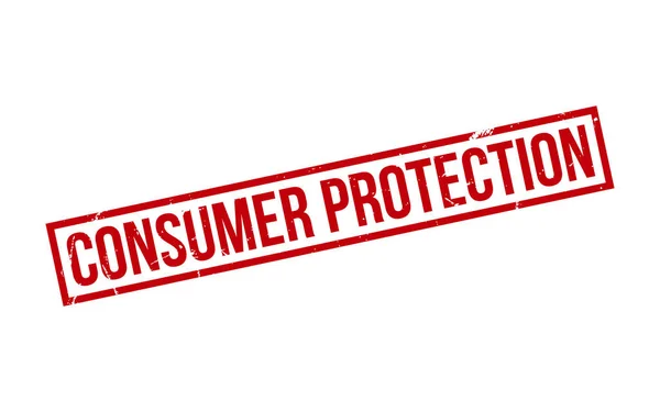 Verbraucherschutz Gummistempel Siegelvektor — Stockvektor