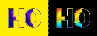 Harf HO logo tasarım vektör şablonu. Kurumsal iş kimliği için yaratıcı modern lüks logoti