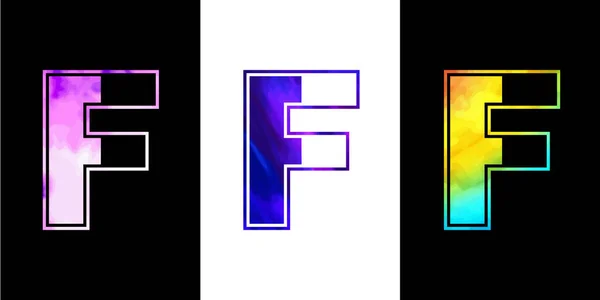 頭文字Fロゴアイコンベクトルデザインテンプレート 企業アイデンティティのためのプレミアム豪華なロゴタイプ — ストックベクタ