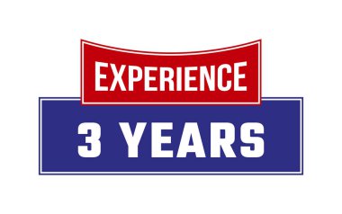 3 Yıllık Tecrübe Mühürleme Vektörü