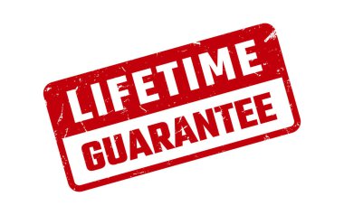 Ömür boyu garantili Kauçuk Damga Vektörü