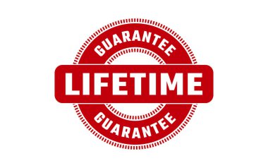 Ömür boyu garantili Kauçuk Damga Vektörü