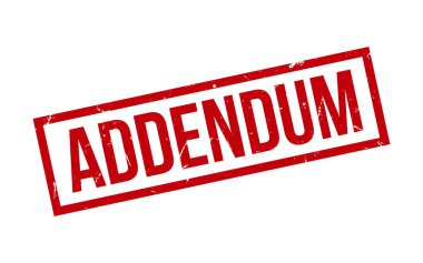 Kırmızı Ek Kauçuk Mühür Vektörü