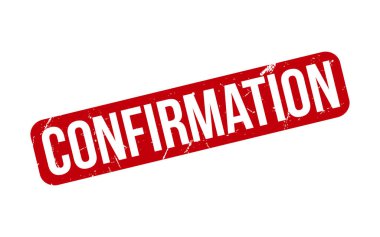 Kırmızı Onaylama Kauçuk Mühür Vektörü