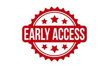 Kırmızı Erken Erişim Lastik Damga Mühürleyici