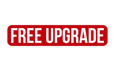 Bedava Yükseltme Kauçuk Mühür Vektörü