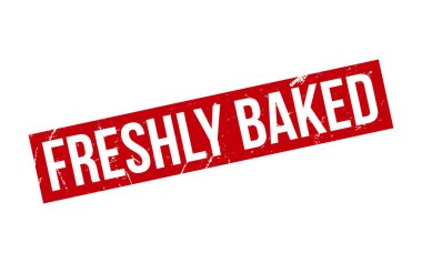 Kırmızı Taze Fırınlanmış Kauçuk Mühür Vektörü