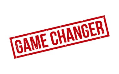 Kırmızı Oyun Değiştirici Lastik Damga Mühürleyici Vektörü