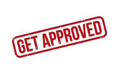 Onaylanmış lastik grunge mühür vektörünü al