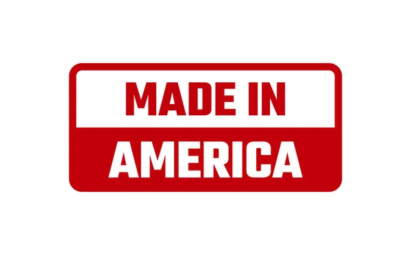 Made America Carimbo Borracha — Vetor de Stock