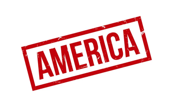 America Vettore Guarnizione Timbro Gomma — Vettoriale Stock
