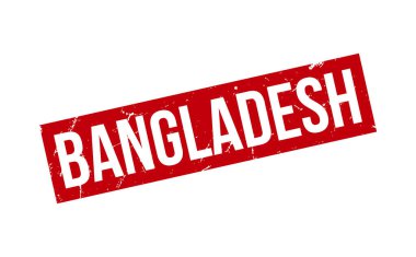 Bangladeş Lastik Damga Mühür Vektörü