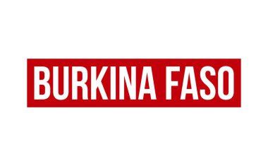 Burkina Faso Lastik Mühür Vektörü