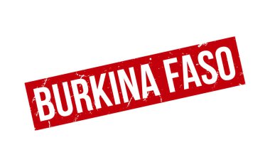 Burkina Faso Lastik Mühür Vektörü