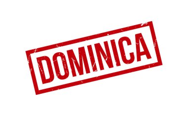 Dominica Lastik Mühür Vektörü
