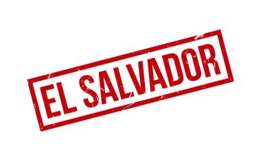 El Salvador Lastik Mühür Vektörü