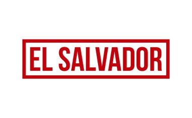 El Salvador Lastik Mühür Vektörü