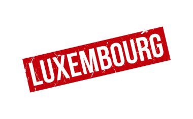 Lüksemburg Kauçuk Damga Mührü Vektörü